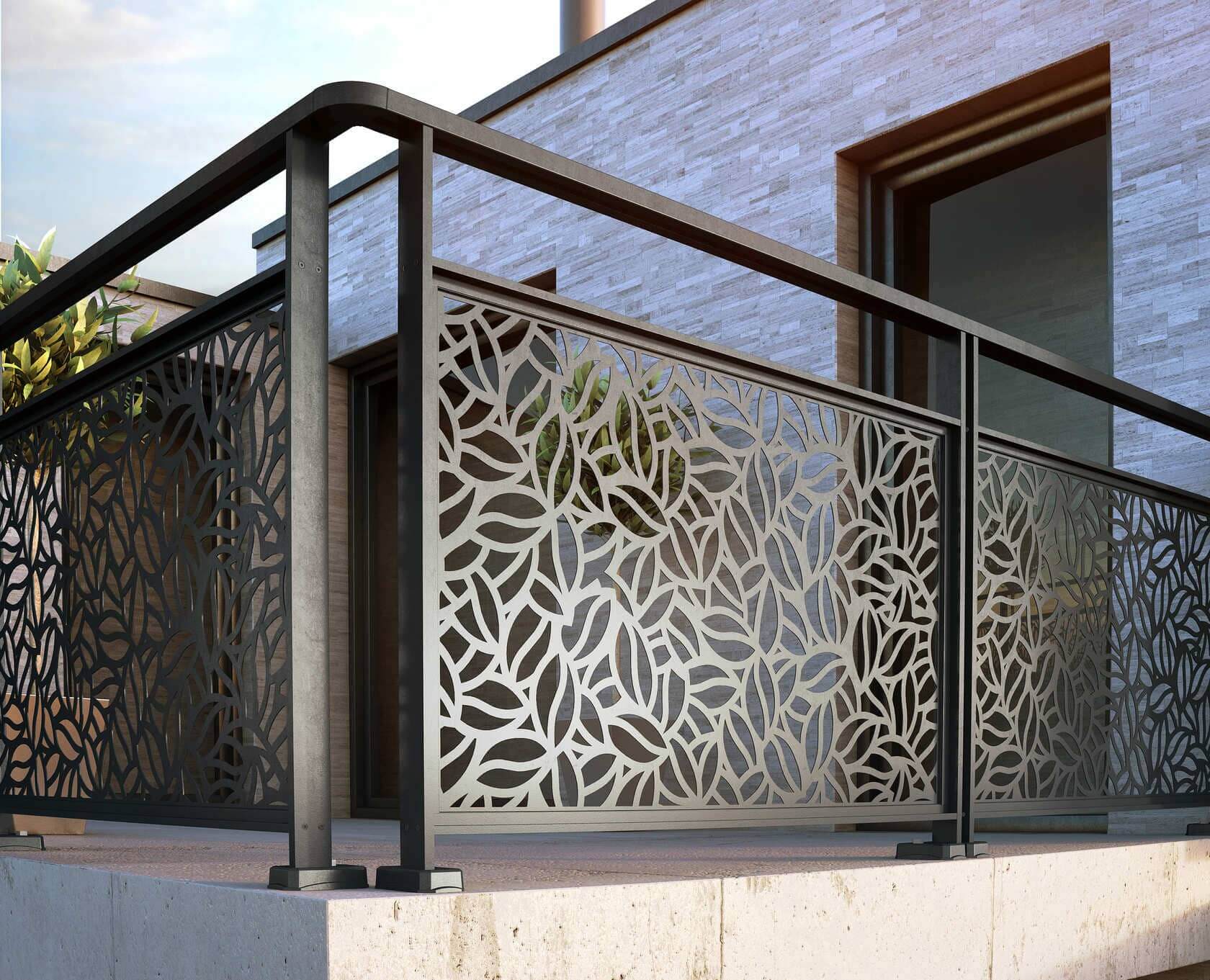 installation garde-corps aluminium Epercieux Saint Paul